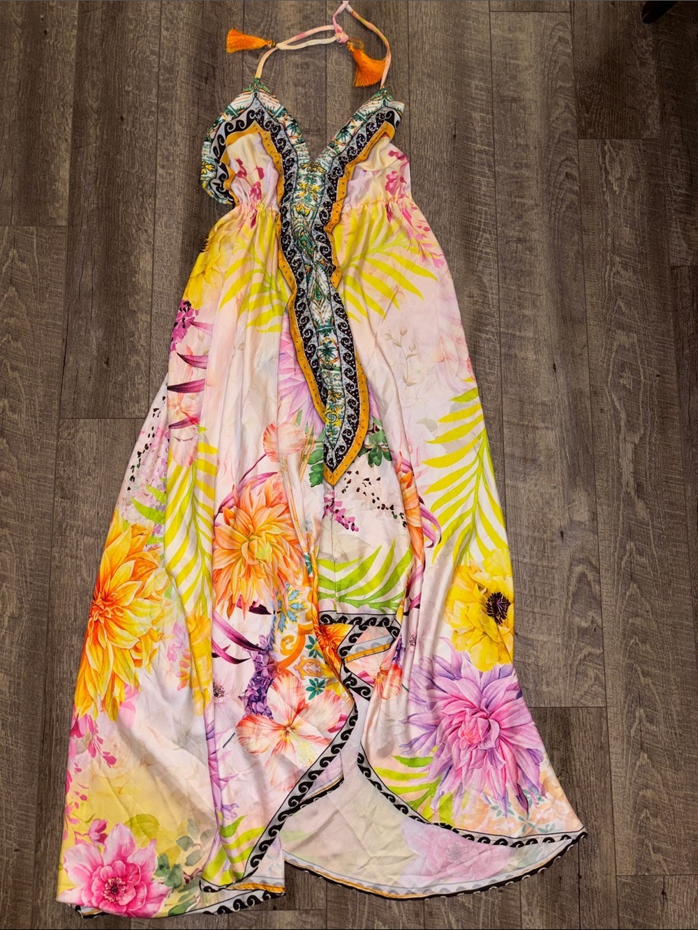 Renee’s Miami Floral Cover Up Halter Dress - Picture 3 of 5